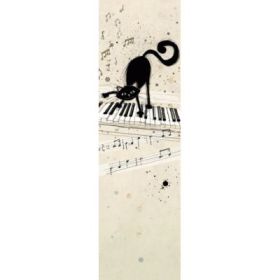 Semn de carte Chat Sur Piano, Kiub