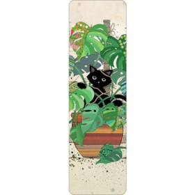 Semn de carte Chaton Monstera, Kiub