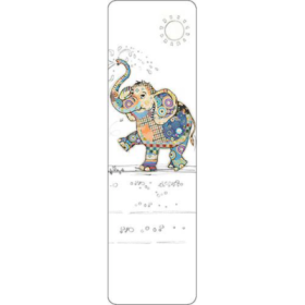 Semn de carte Bug Art Elephant, Kiub