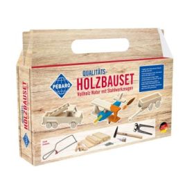 Set creativ din lemn + unelte, Pebaro 465