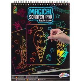 Caiet A4 razuibil Magical scratch