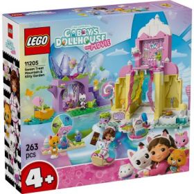 LEGO Gabby s Dollhouse. Muntele de dulciuri si gradina Miau-Zanei 11205, 263 piese