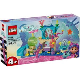 LEGO Gabby's Dollhouse. Aventurile in acvariu ale sirenei Gabby 11204, 103 piese