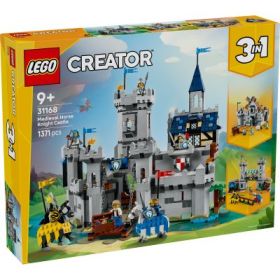 LEGO Creator. Castel medieval cu cai si cavaleri 31168, 1371 piese