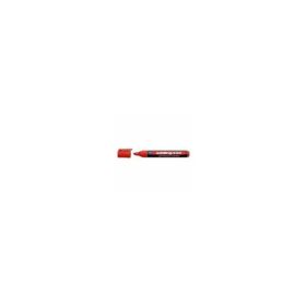 Marker permanent Edding 330, corp plastic, varf retezat, 1-5 mm, rosu
