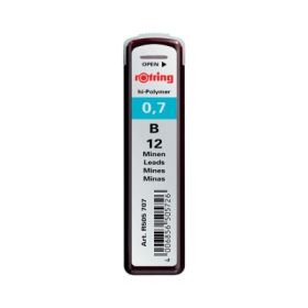 Mine creion mecanic Rotring, 0. 7 mm, B, 12 bucati/cutie