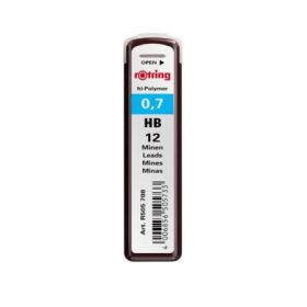 Mine creion mecanic Rotring, 0. 7 mm, HB, 12 bucati/cutie