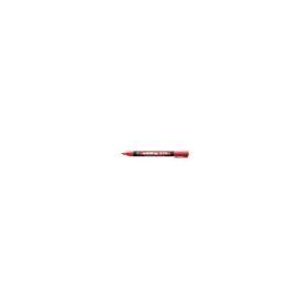 Marker permanent Edding 370, corp plastic, varf rotund, 1 mm, rosu