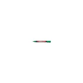 Marker permanent Edding 370, corp plastic, varf rotund, 1 mm, verde
