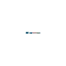 Marker permanent Edding 22 Ecoline, corp plastic, varf tesit 1-5 mm, albastru