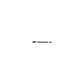 Marker permanent Pentel TWIN TIP 0. 3/1. 2 mm negru, rezistent, durabil, cerneala rezistenta la apa