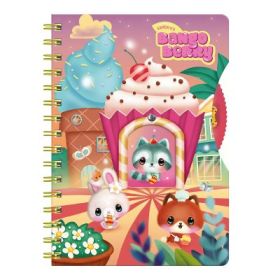 Agenda cu spira Bangoberry, Remi Ratonul, 192 file, 16x21 cm