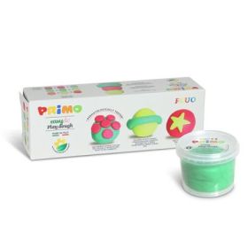 Plastilina Morocolor Primo, 3 culori fluorescente in recipient plastic, 100g