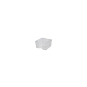 Suport cub hartie Flaro Star, plastic, 90 x 90 mm, fumuriu