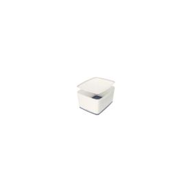 Cutie Leitz MyBox cu capac, mare, alb/gri
