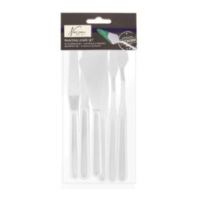 Set 5 cutite plastic pentru pictura Fine Art