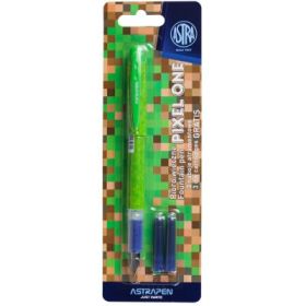 Stilou Astra Pixel si 3 rezerve blister