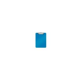 Clipboard Leitz WOW, simplu, PS, A4, 100 coli, albastru