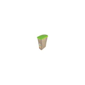 Cos Ecobin pentru colectare selectiva a deseurilor, 25 l, verde