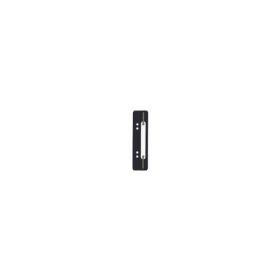 Alonje indosariere, negru, 38x150 mm, plastic, 25 bucati/set