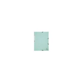 Dosar plic Exacompta Aquarel, A4, carton, inchidere elastic, verde