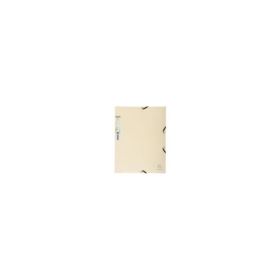 Dosar plic Exacompta Aquarel, A4, carton reciclat, inchidere elastic, crem