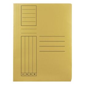 Dosar cu sina Basic, carton, galben
