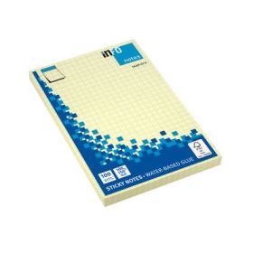 Notite adezive InFO, matematica, 100x150 mm, 100 file