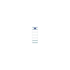 Etichete RTC din carton, pentru bibliorafturi,  45 x 142 mm, alb