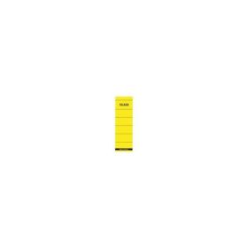 Etichete Falken autoadezive, pentru bibliorafturi,  60 x 190 mm, galben