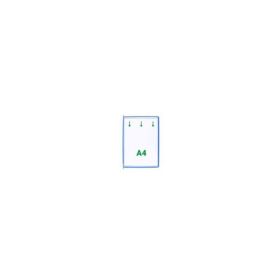 Display Tarifold, A4, 10 bucati/set, albastru
