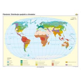Pamantul. Distributia spatiala a climatelor 140x100 cm CR-3124B