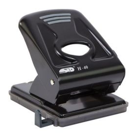 Perforator STD H-40, 40 coli, plastic, negru