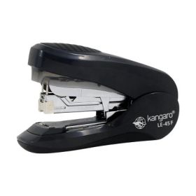 Capsator Kangaro Less Effort LE-45F, 24/6 - 26/8, 40 coli, 48mm, capsare usoara plata, negru