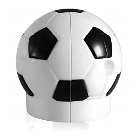 Ascutitoare electrica Eagle EG-5012, alimentare 4 baterii AA neincluse, 1 orificiu, 8mm, model minge fotbal, plastic, alb-negru