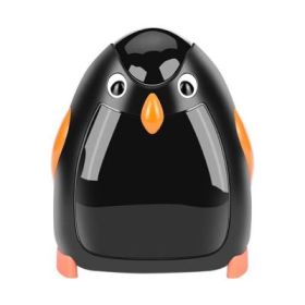 Ascutitoare electrica Eagle EG-5008, alimentare 4 baterii AA neincluse, 1 orificiu, 8mm, model pinguin, plastic, negru