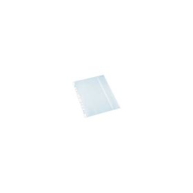 Folie de protectie Noki 4860, A4, portret, 130 microni, plastic, transparent, cu perforatii, cu clapa, set 25 buc