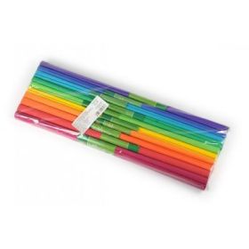 Hartie creponata Koh-i-noor K9755-38, 50x200cm, diverse culori, set 10 buc
