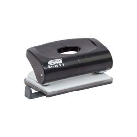 Perforator STD P-811, 10 coli, plastic, negru