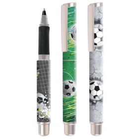 Roller Cresco GoPen 202001-E, 0. 7mm, corp plastic diverse culori, model Fotbal