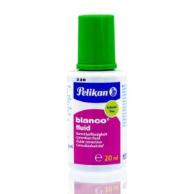 Fluid corector (pasta corectoare) Pelikan Blanco 338582, 20ml, pe baza de apa, cu pensula