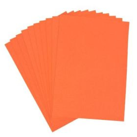 Hartie gumata A4, 1. 3mm, portocaliu, set 10 coli, Colorarte