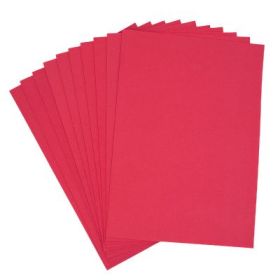 Hartie gumata A4, 1. 3mm, rosu craciun, set 10 coli, Colorarte
