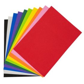 Hartie gumata A4, 1. 3mm, set 10 culori, Colorarte