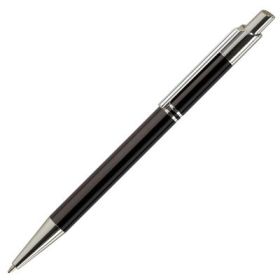 Pix cu bila Office-Cover Tiko, 1. 0mm, cu mecanism, pentru personalizare, corp metalic, argintiu