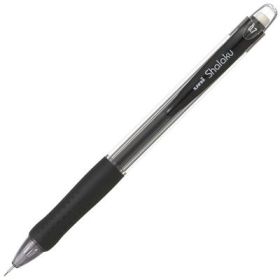 Creion mecanic UNI Shalaku M7-100, 0. 7mm, grip cauciucat, corp transparent negru, cu guma de sters