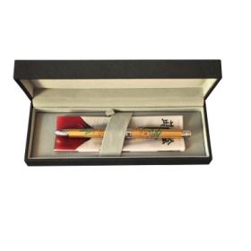 Pix multifunctional de lux PENAC Maki-E (pictura japoneza) - Hoo-oo, corp auriu, in cutie cadou