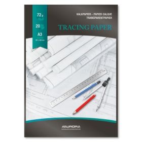 Hartie calc A3 - 297x420mm, 20 file - 72gsm, AURORA Raphael