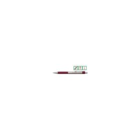 Creion mecanic metalic PENAC Pepe, rubber grip, 0.5mm, varf metalic - accesorii bordeaux