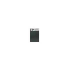 Clipboard simplu A4, din plastic rigid, cu calculator, ALCO - negru